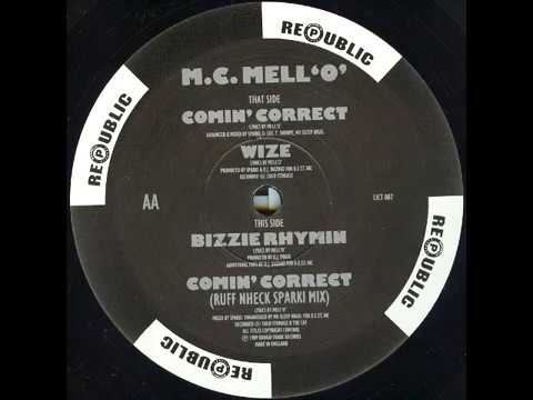 M.C. Mell'o' - Coming Correct (1989 / England / Hip Hop / Britcore / 12 Inch / EP)