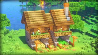 Minecraft : How to Build 2-Player Survival Starter House Tutorial