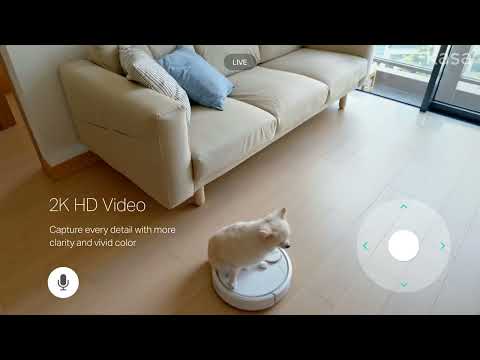 Kasa Indoor Pan/Tilt Smart Security Camera, 1080p HD Dog-Camera,2.4GHz with Night Vision