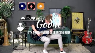 Video thumbnail for Soundbite Godin 5th Avenue Night Club Indigo Blue | Music All In by Music All In