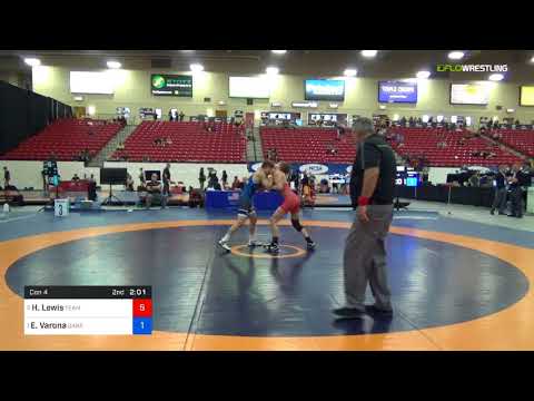 2018 Marine Corps US Open/UWW Junior Greco Roman 55 Con 4 - Hunter Lewis (Team) Vs. Elijah Varona