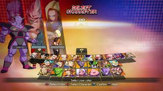 DBFZ ALL COMPLETE Character Colors
