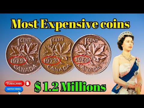 Are These Canadian Pennies Worth Anything? 1969, 1973, 1979 1 Cent Coins