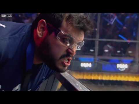 ★ LiveLeak || Ozzy Man Reviews: BattleBots - Blacksmith vs Minotaur
