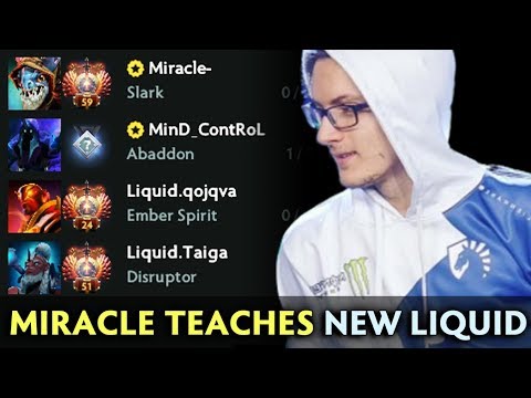 Miracle gives NEW LIQUID few lessons in Ranked