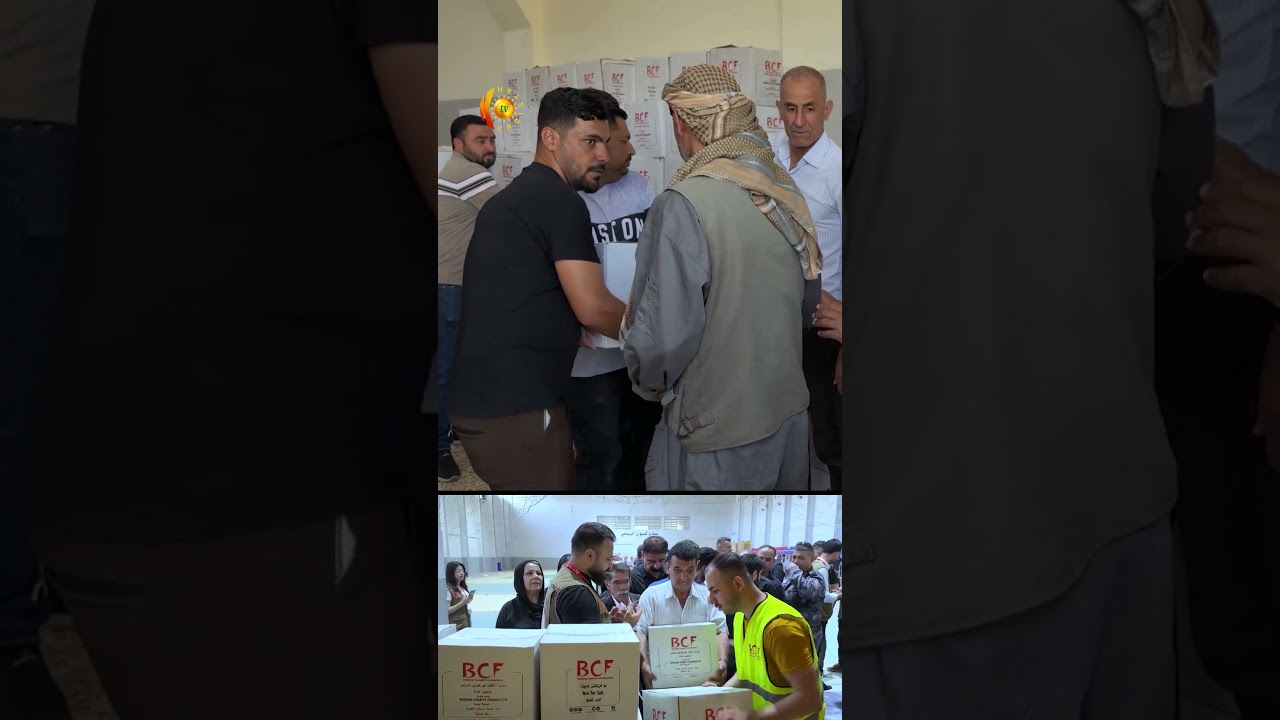 ڤیدیۆ | دەزگای خێرخوازیی بارزانی هاوکاریی گەیاندە 950 هاووڵاتی لە كەركووك