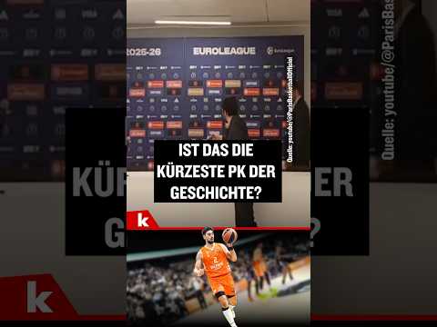 Ein Reporter, sechs Sekunden: Ist das die kürzeste PK jemals? #shorts