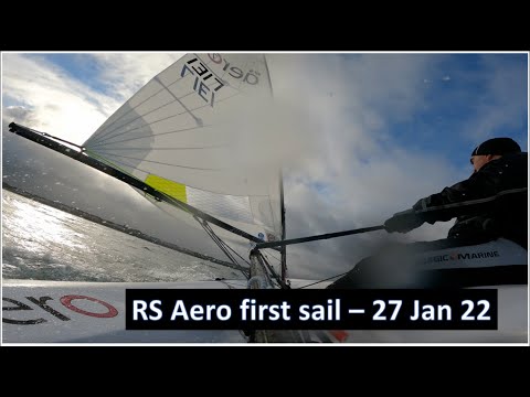 RS Aero first sail 27 Jan 22