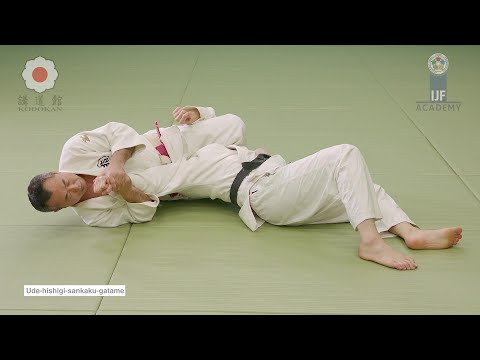 腕挫三角固 /  Ude-hishigi-sankaku-gatame