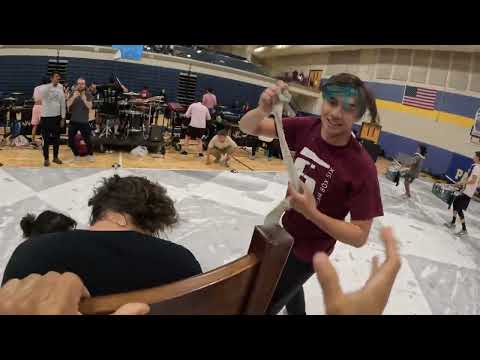 POW Percussion 2023 visual ensemble headcam