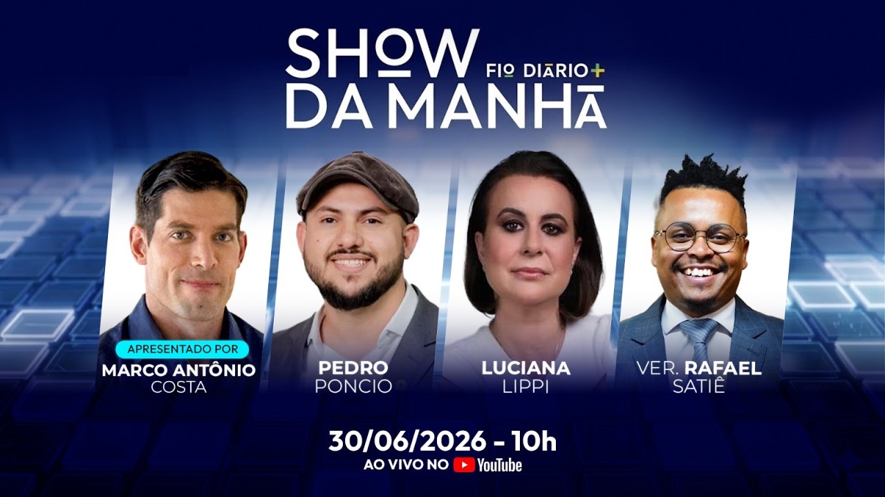 SHOW DA MANHÃ - URGENTE: MORAES PODE TORNAR FLÁVIO INELEGÍVEL - 30/06/2026
