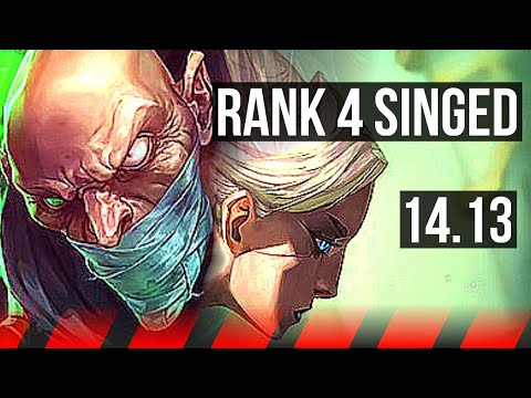 SINGED vs CAMILLE (TOP) | Rank 4 Singed | VN Challenger | 14.13