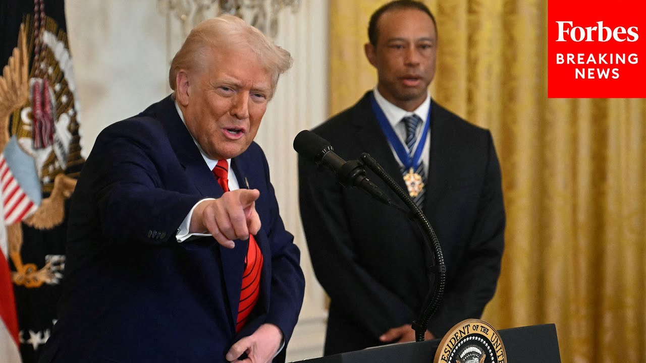 BREAKING NEWS: Trump—Joined By Tiger Woods—Holds Black History Month Event At White House