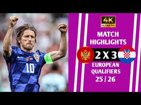 Montenegro vs Croatia Full Highlights (2-3) | UEFA World Cup Qualifiers 2025/26.
