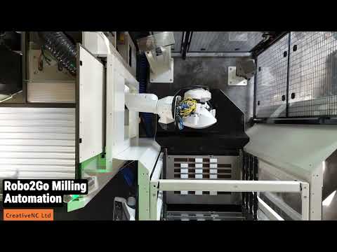 Robo2Go Milling in Action — Fully Automated CNC Production | 24/7 High-Volume Manufacturing