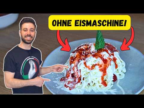 🍦 Selbstgemachtes SPAGHETTI-EIS: So einfach und lecker! 🍝