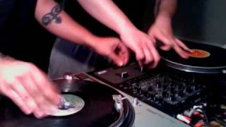 DJ DECEPTION DJ COSTIK SCRATCH PRACTICE