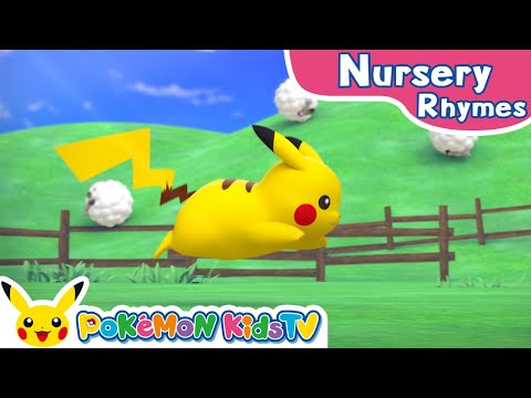 Jack Be Nimble | Nursery Rhyme | Kids Song | Pokémon Kids TV​