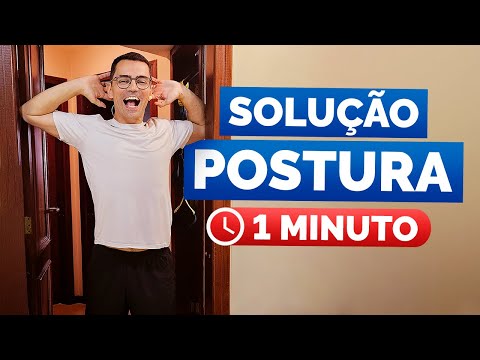 EXERCÍCIO FÁCIL PARA A POSTURA EM 1 MINUTO | Como melhorar a cifose em casa | Aurélio Alfieri