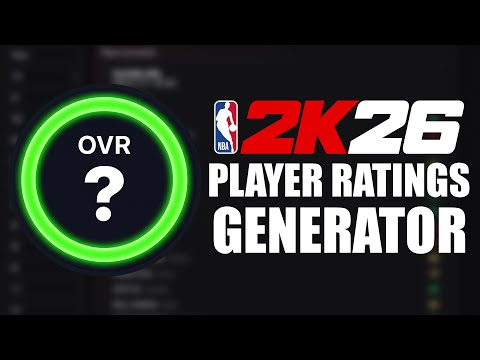 NBA 2K26 PLAYER RATINGS GENERATOR FOR ROSTER CREATIONS