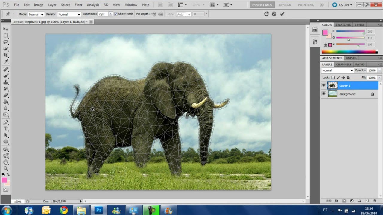 Real-World Puppet Warp Techniques in Photoshop CS5 - video 2