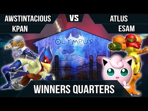 Olympus - Kpan & Awstintacious (Green) vs. CT | ESAM & Atlus (Blue) - SSBM Winners Quarters - Melee