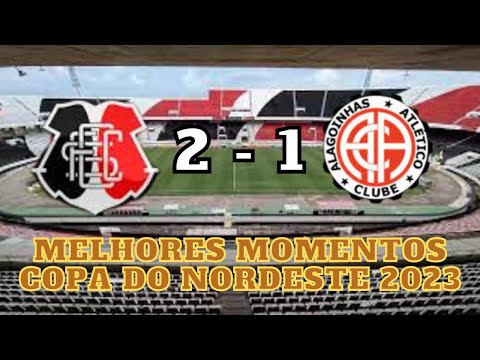 Melhores Momentos Copa do Nordeste 2023 {Santa Cruz 2 x 1 Atlético de Alagoinhas}.