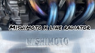 Mishimoto X line Radiator install civic/integra