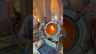 🇮🇶 Roasting Sunflower Seeds in Iraq Street Food Market #shorts