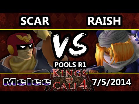 Kings of Cali 4 - Scar (Captain Falcon) Vs. Raish (Sheik) - Pools Round 1