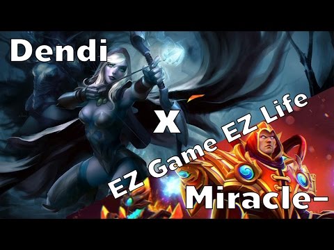 Dendi(Drow Ranger) x Miracle-(Invoker) 'EZ Game EZ Life' Ranked Match - DotA2 Rage Quit Channel