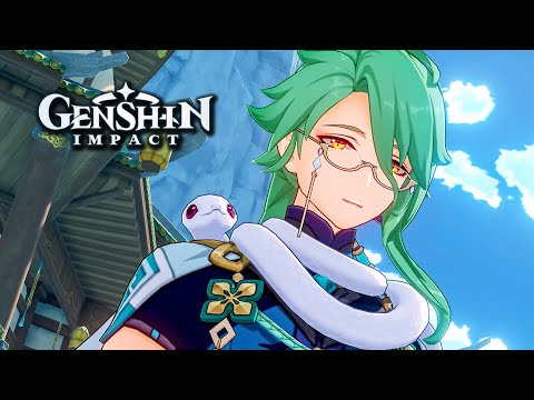 Genshin Impact 3.6 - Baizhu Story Quest Full Walkthrough Gameplay