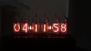Nixie tube clock