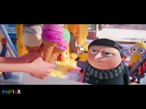 Mini Gru teases the gymmers with Ice-cream | Minions- Rise of Gru Movie scene