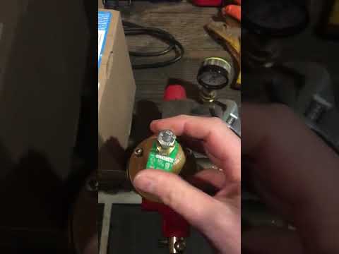 Part of a video titled How to Adjust Water Pressure on PRV like a pro! #shorts #plumbing #tips