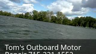 preview picture of video 'Tom's Used Outboard Motor Repair, Plainfield WI 715-321-1552'
