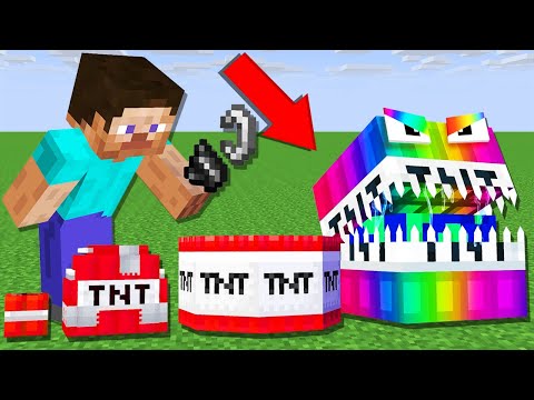 Insane Cursed TNT Blocks in Cool Bob Minecraft!