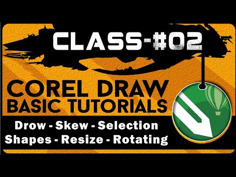 CorelDRAW basic tutorial in Hindi Class 01 File Menu Save Save As Import Export Etc