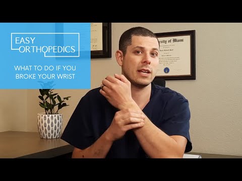 What to do if you broke your wrist