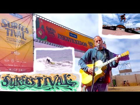 Lo mejor del  SURFESTIVAL en Pichilemu, Chile - sesión en PUNTA DE LOBOS y en el SKATEPARK 🔥