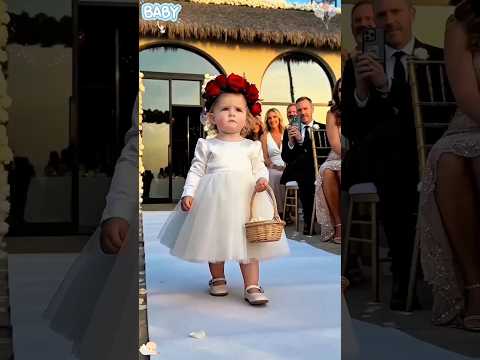 The adorable baby at the wedding❤❤#funny #cute #baby#toddler #adorable #babymoments