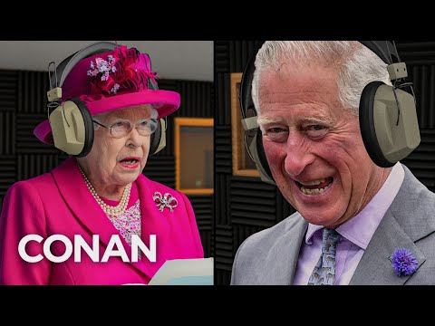 英國女王伊麗莎白二世和查爾斯王子回答聽眾關於 "Fiddlesticks!"的電子郵件。- TBS的CONAN節目 (Queen Elizabeth II & Prince Charles Answer Listener Emails On "Fiddlesticks!" - CONAN on TBS)