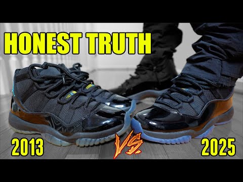 HONEST TRUTH JORDAN 11 GAMMA BLUE 2025 VS 2013 | SIZING, COMFORT, DURALITY