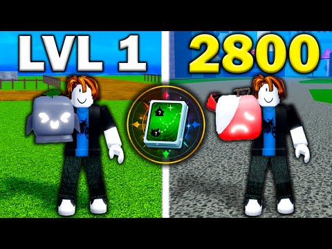 Noob To Max With Only FRUIT NOTIFIER In Blox Fruits