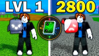 Noob To Max With Only FRUIT NOTIFIER In Blox Fruits