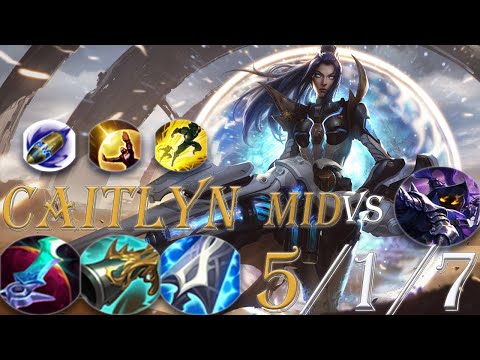 Caitlyn Mid Vs Veigar. R Does 90% of Their HP And 25 Sec CD. League Of Legends
