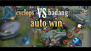 cyclop vs badang auto winn