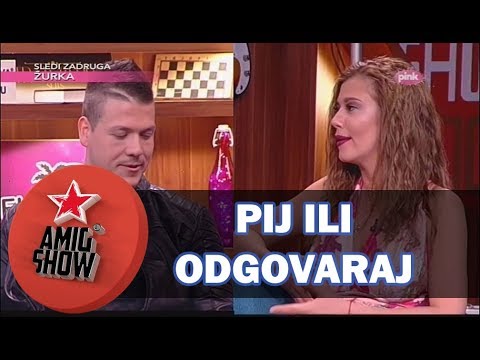 Pij ili Odgovaraj - Kija i Sloba (Ami G Show S10)