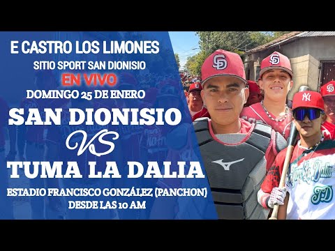 🔴EN VIVO🔴San Dionisio VS El Tuma La Dalia Campeonato de Béisbol Mayor A Matagalpa 2/2 (25/01/26)