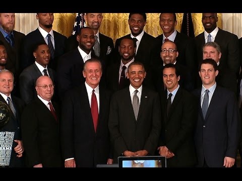 President Obama Honors the 2013 NBA Champion Miami Heat